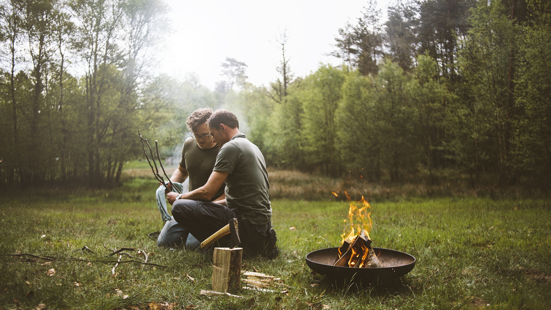 Bike 'n (camp)fire - lunch