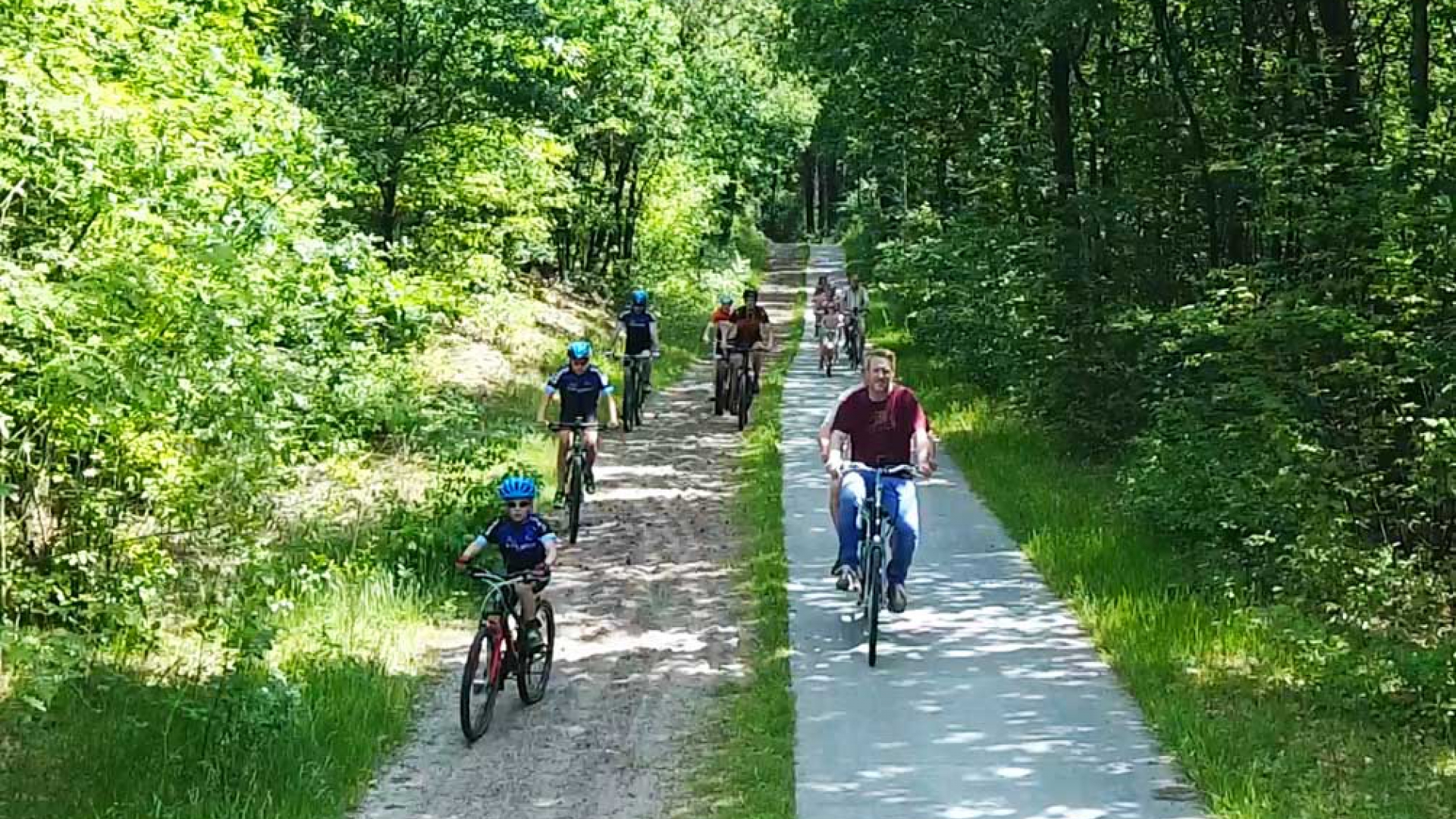 Kinderfeestje mountainbiken